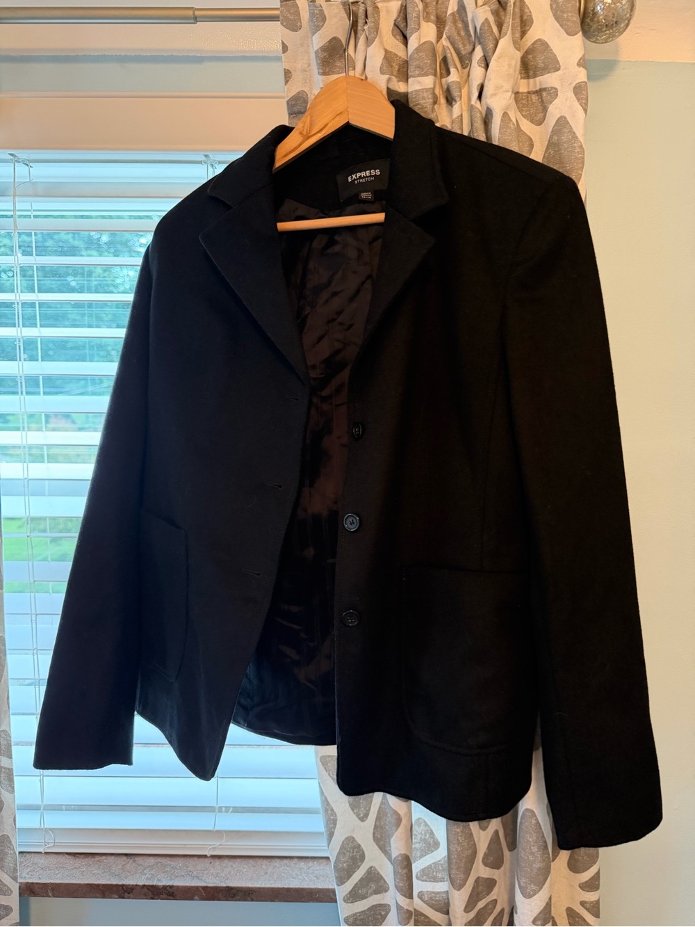 Express Black Women's Tailored Blazer Jacket